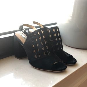 Halogen Black Sandal Booties